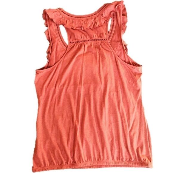 NWOT Anthropologie Ric Rac Ruffle Tank - Picture 3 of 4